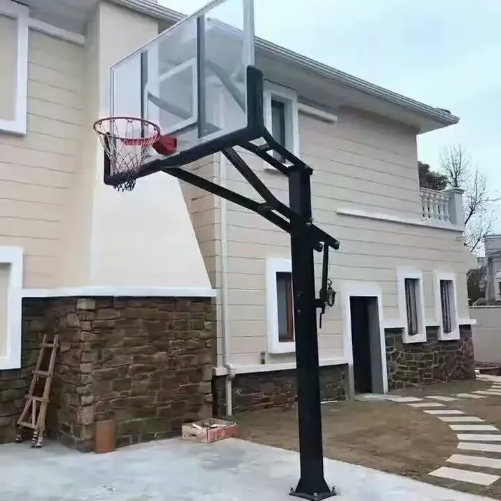 High Quality Outdoor Inground Adjustable Basketball Hoop Portable Basketball Hoop for Exportpromote sales