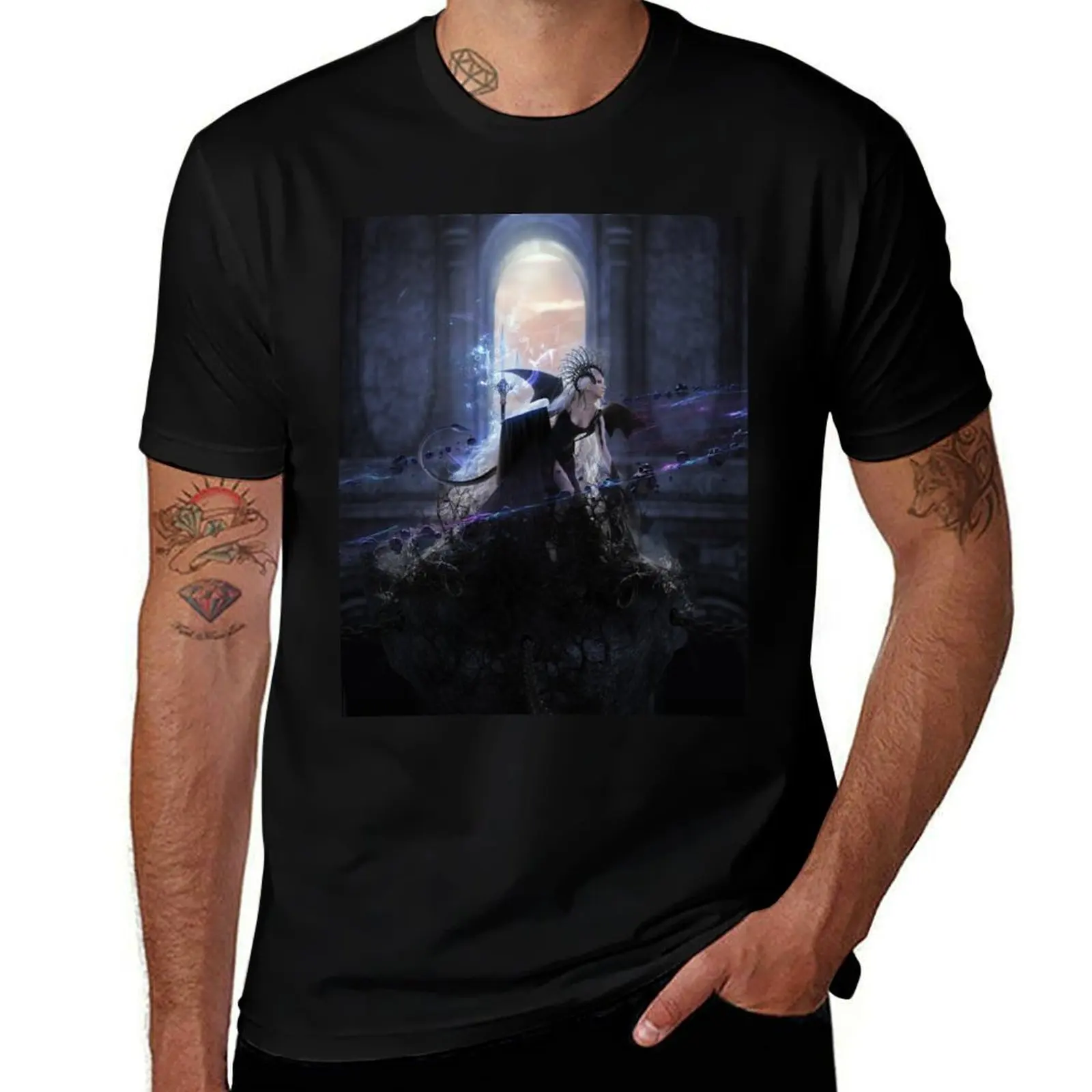 The queen of the damned T-Shirt Utility Work Short Sleeve Top T-Shirt