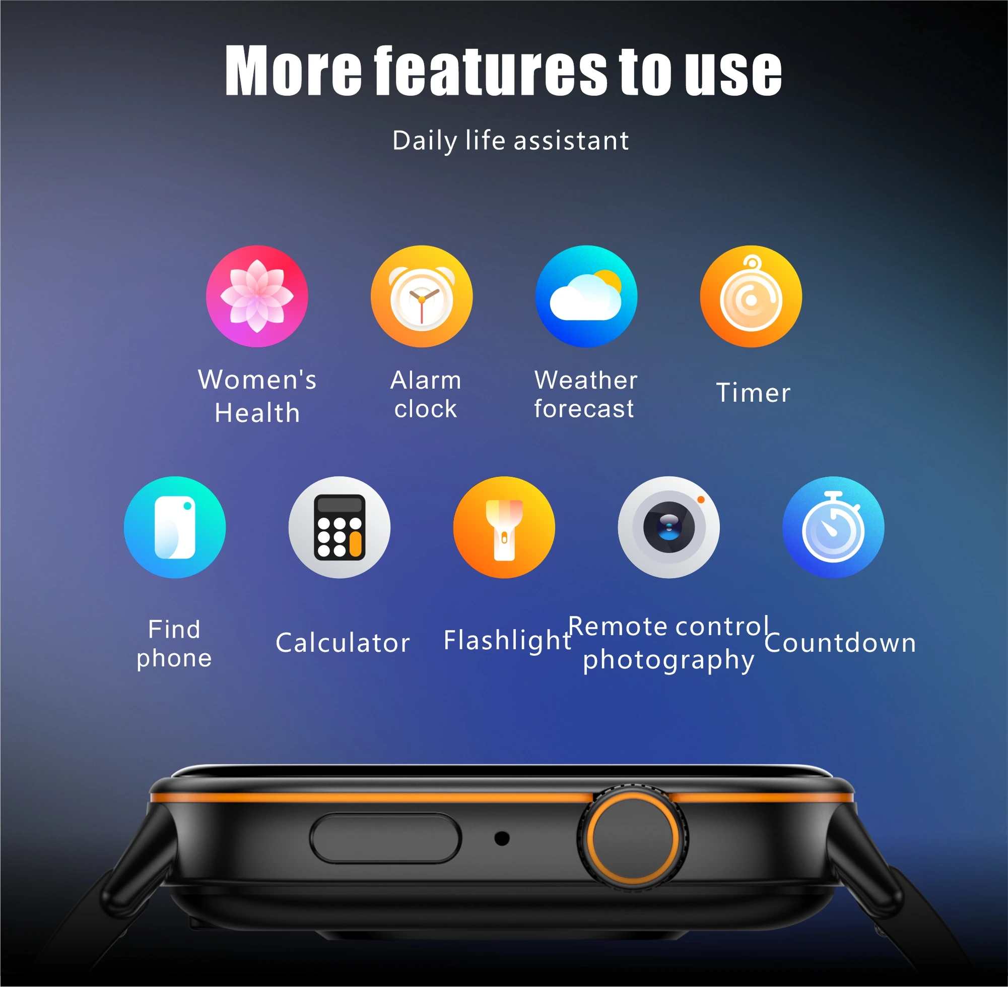 Neue Smartwatch mit integriertem GPS für Sport, Fitness und Pilates, Damenmode, präzise Positionsbestimmung, 5ATM wasserdicht, Bluetooth-Anruf-Armband – Detail 19