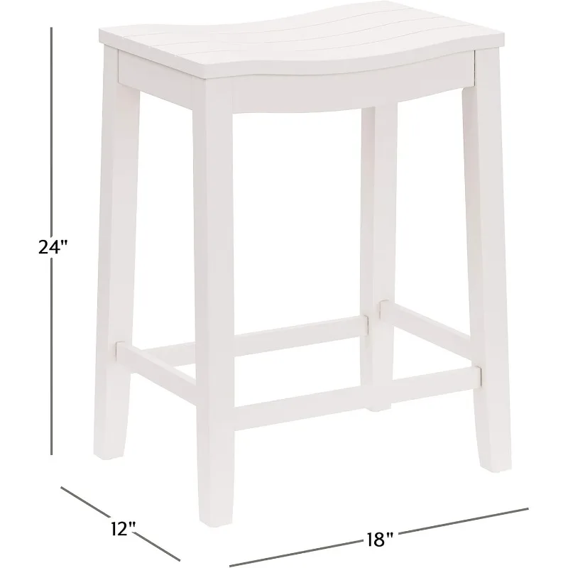 Furniture Fiddler Backless Counter Height Saddle Stool, Dining Room Chairs Home Kitchen Stools