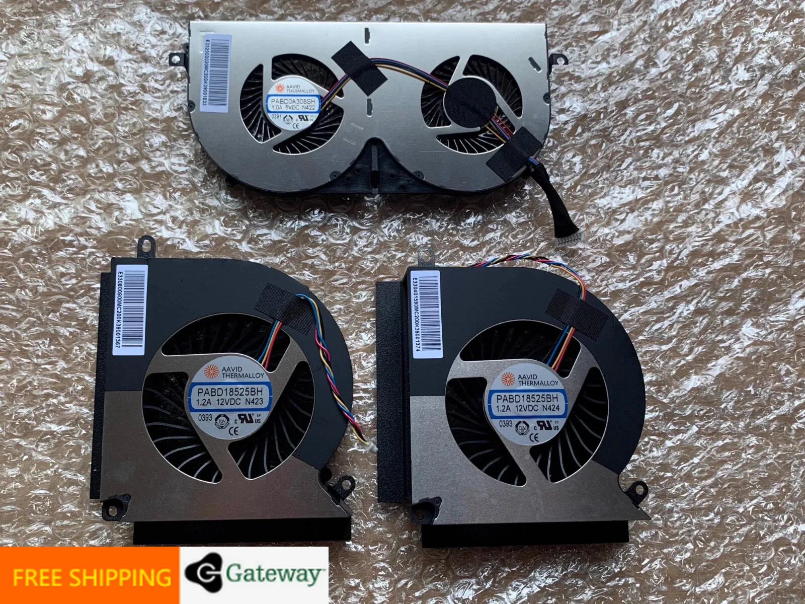 Оригинальный вентилятор для MSI GT76 MS-17H1 RTX2080 PABD18525BH N423 N424 N422 Три вентилятора