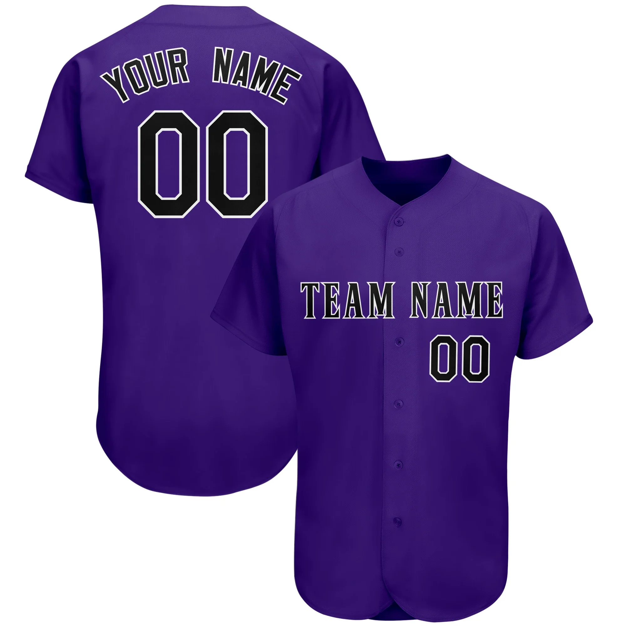 Custom Baseball Jersey Full Sublimated Team Name/Numbers Make Your Own Breathable Soft Button-down Tee Shirts for Men/Kids