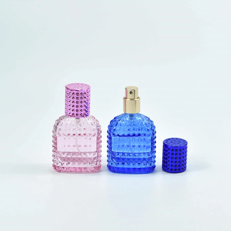 30pcs 30ml Glazen Parfumflesje Spray Fles Fijne Mist Sub-fles Dispenser Verstuiver Essentiële Olie Cosmetische container