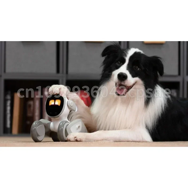 

Умные роботы, дистанционные автоматические перезаряжаемые роботы для домашних собак с чатом и аксессуарами, игровой реквизит для зарядки