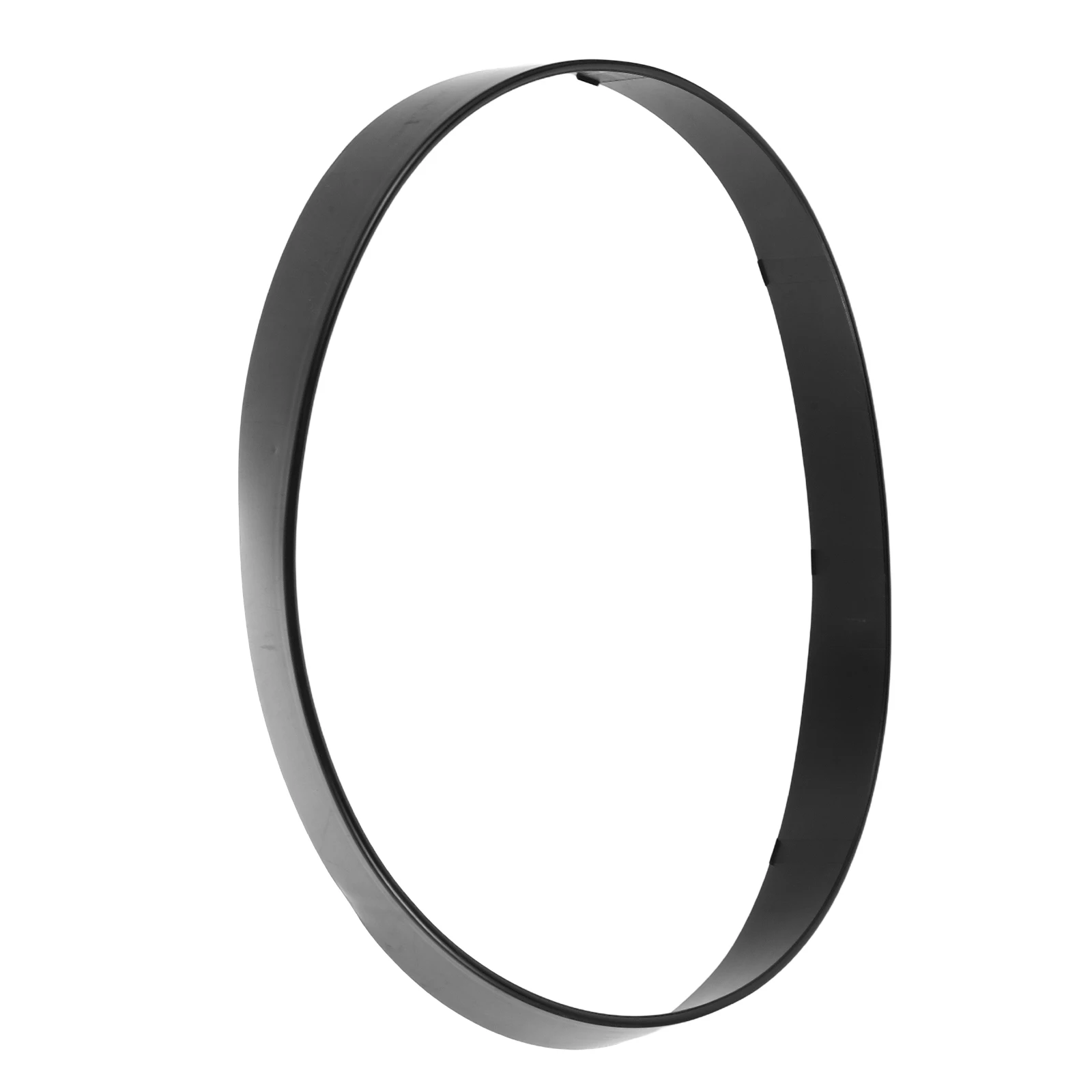 

16Inch Black Plastic Clock Border Replacement Functional Round Frame for Quartz Wall Clocks Minimalist Design Home Upgrade