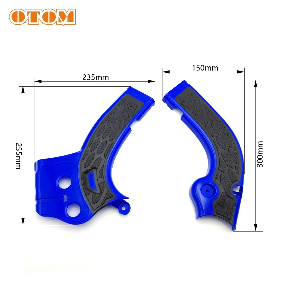 OTOM Frame Guard For YAMAHA WR250F 15-16 YZ250F 14-16 YZ450F 14-15 X-Grip Protection Cover Blue Motorcycle Accessories
