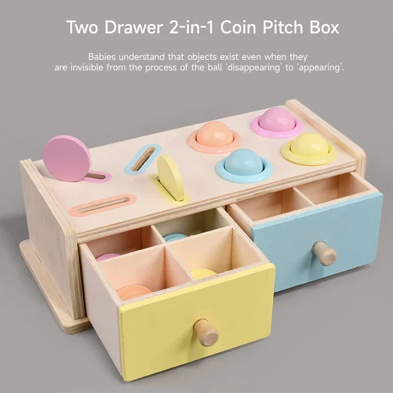 신형 나무 색상 모양 분류 맞추기 장난감 몬테소리 교육 아기 퍼즐 손과 눈의 협응 훈련 장난감