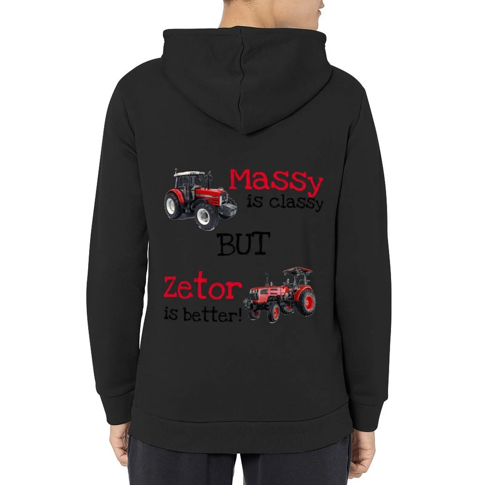 

Massy is classy, but Zetor is better Hoodie japanese style korean clothes men's winter sweater men's coat hoodie for men