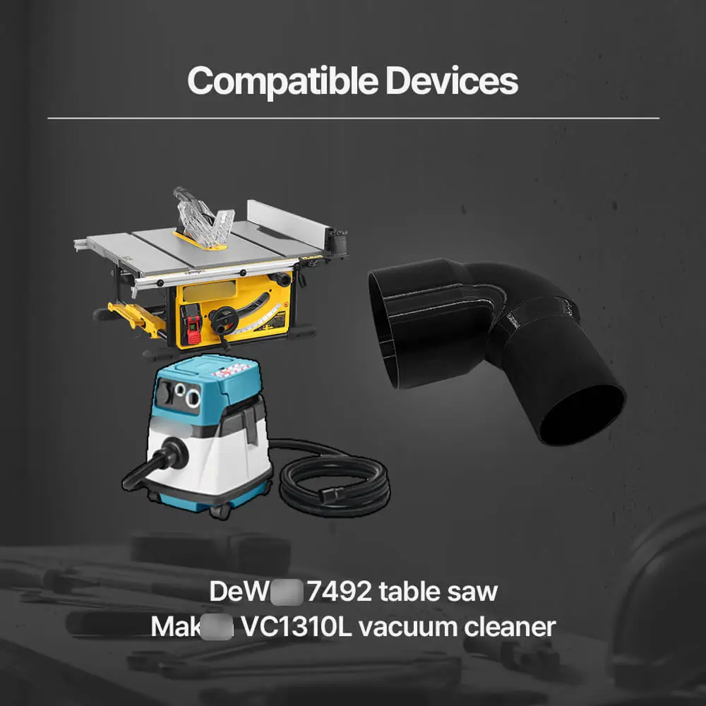 Table Saw Dust Collection Adapter,Compatible with DeWalt 7492 Table Saw Dust Collection Adapter