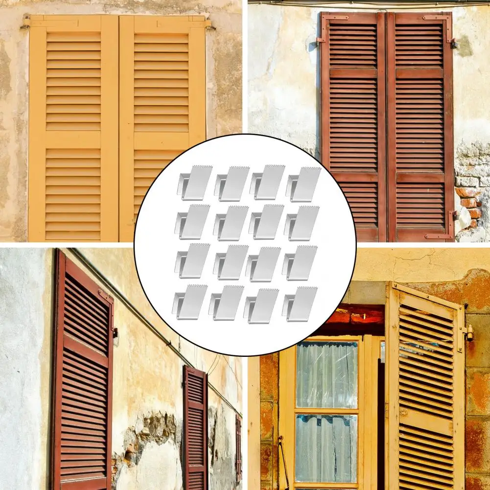 Plywood Window Installation Clips High Strength Hurricane Window Clips for Storm Protection Panels 16 Pcs Reusable for Home