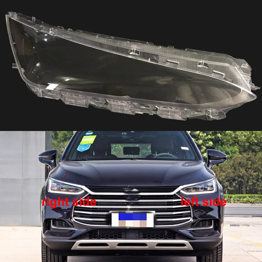 

For BYD Tang Second Generation 2018 2020 2021 Headlight Cover Headlamp Shell Lens Replace Original Lampshade Plexiglass