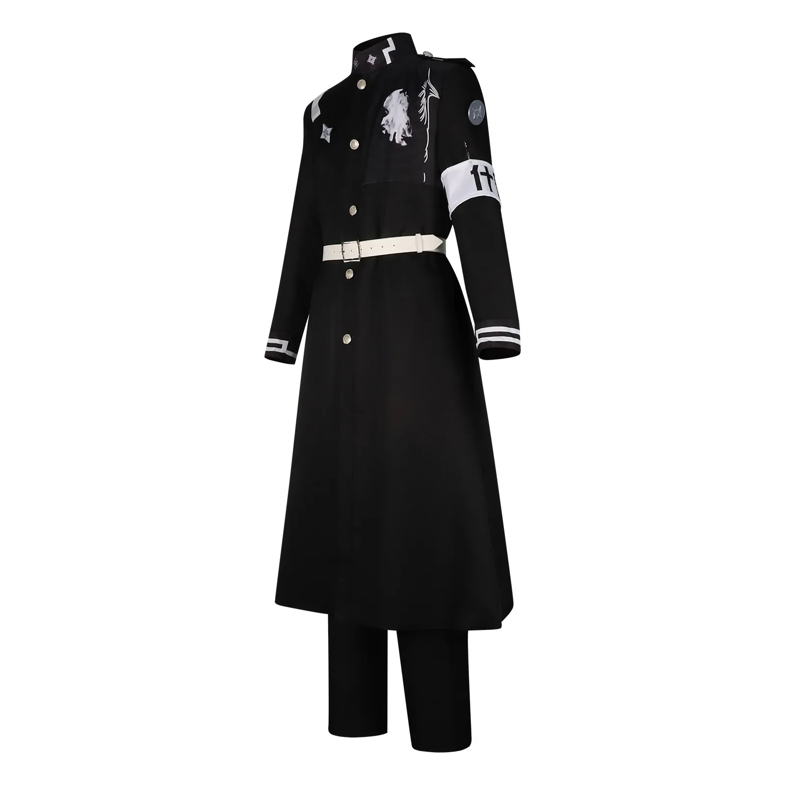 2025-gioco-di-ruolo-outfit-halloween-trench-nero-pantaloni-cintura-set-completo-la-centinaia-linea-omokage-yugamu-costume-cosplay