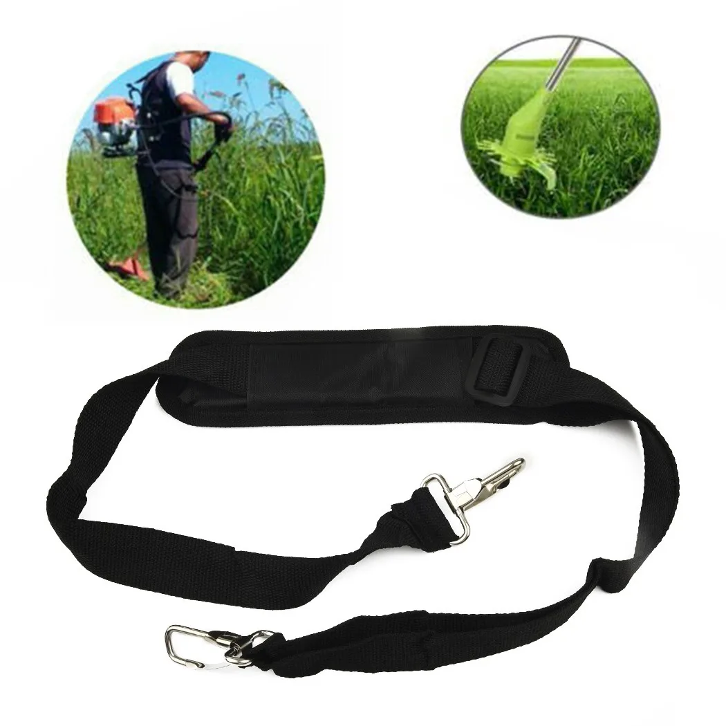 Tracolla per imbracatura per decespugliatore e trimmer con gancio per il trasporto Tracolle regolabili Cintura Accessori per decespugliatore da giardino