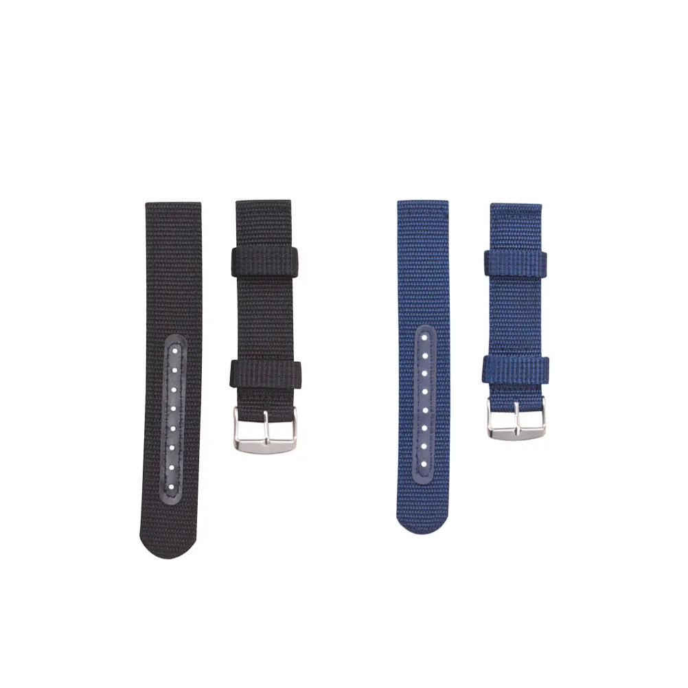 

2PCS 22MM Skin-Friendly Nylon Watch Band Stylish Replacement Strap Durable Lightweight Wristband Accessories