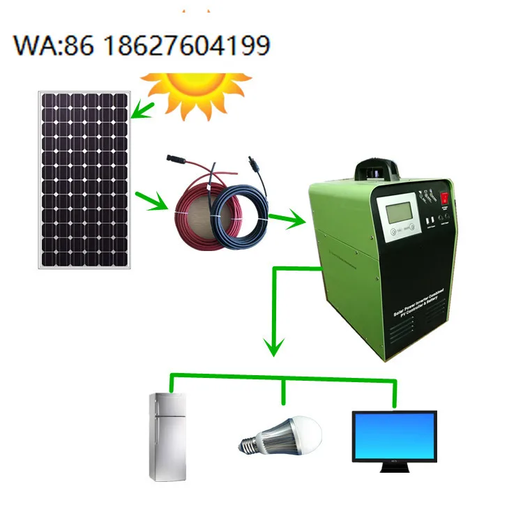 

300W 500W Off Grid Solar Power Station, Rechargeable Lithium Generator, Outdoor Camping Emergency Portable Supply