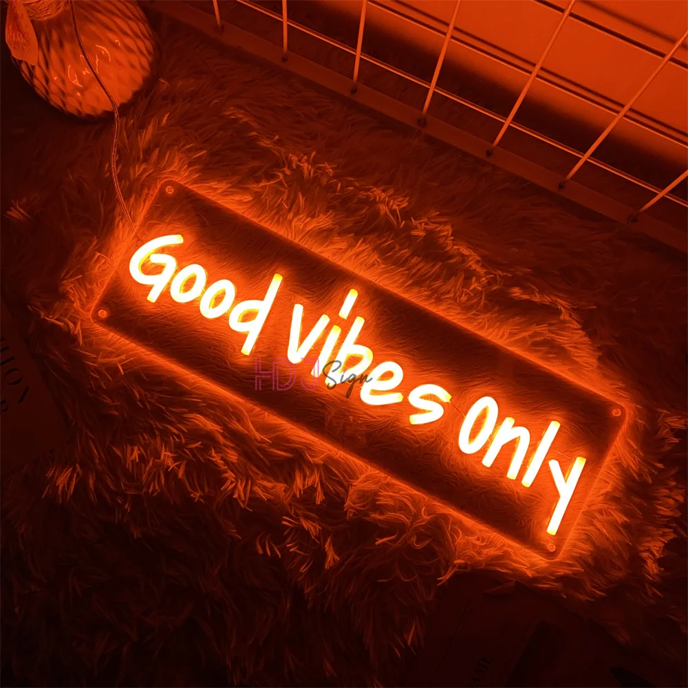 Good Vibes Only неоновая лампа для украшения свадебной вечеринки