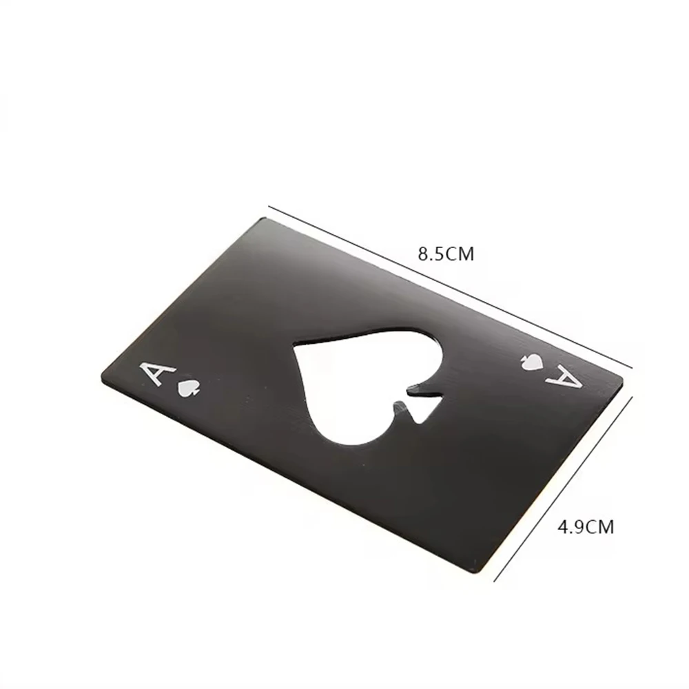 Stainless Steel  Spades A Winemaker Bottle Opener Playing Cards Bottle Opener Credit Card Beer Bottle Opener image 6