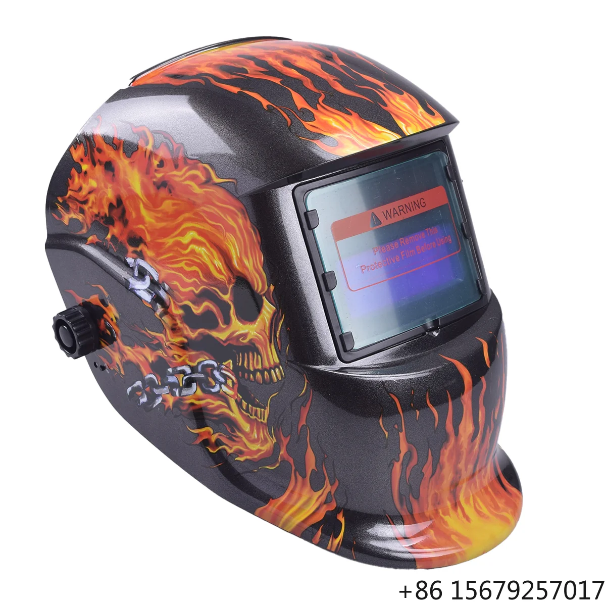 PP Material Custom Decal and Logo Popular Solar Cell Automatic Auto Darkening Welding Helmet