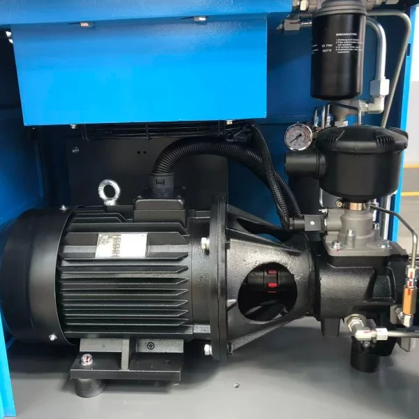 Compact Mobile Screw Air Compressor With Wheels For Auto Repair Shop
