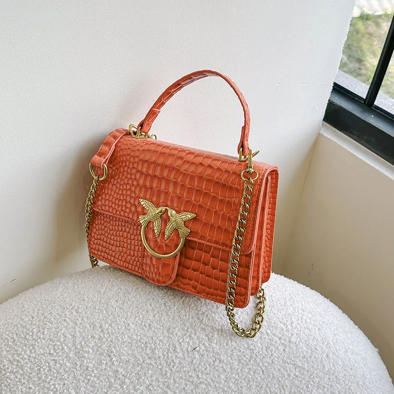 حقائب يد جلدية مشهورة للنساء، حقيبة ساعي عصرية للسيدات على طراز العلامة التجارية الفاخرة الكلاسيكية الأنيقة #2