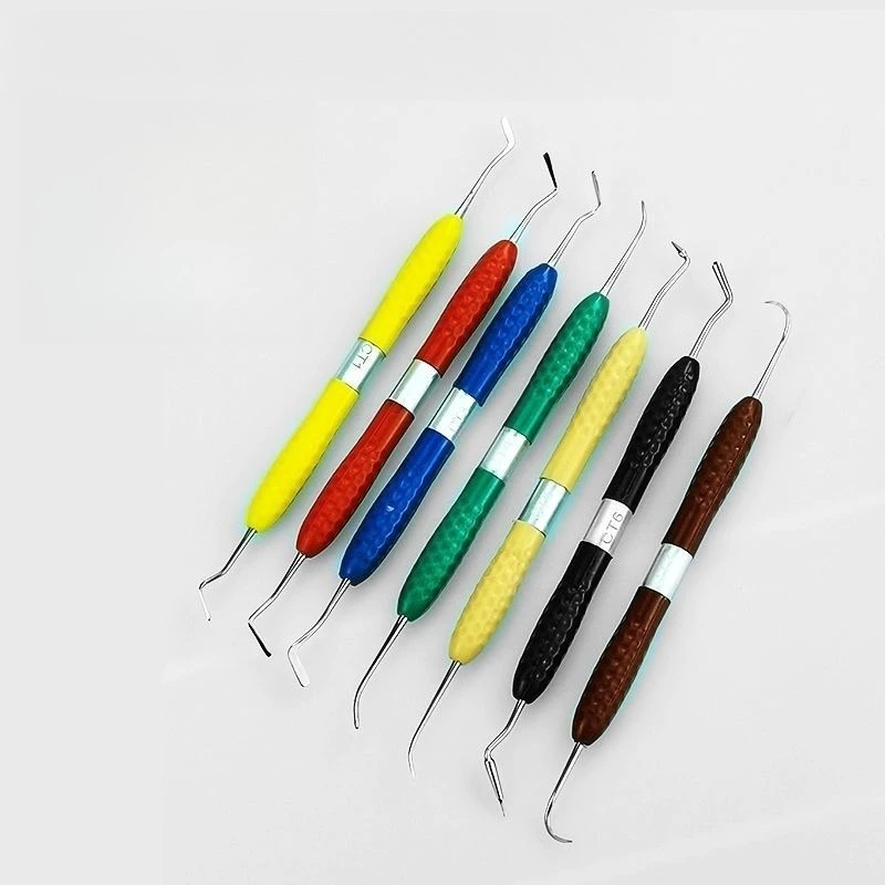 7-Piece Set Lab Resin Filler, Aesthetic Repair Set Lab Shaper Resin Knife Dressing Tool s