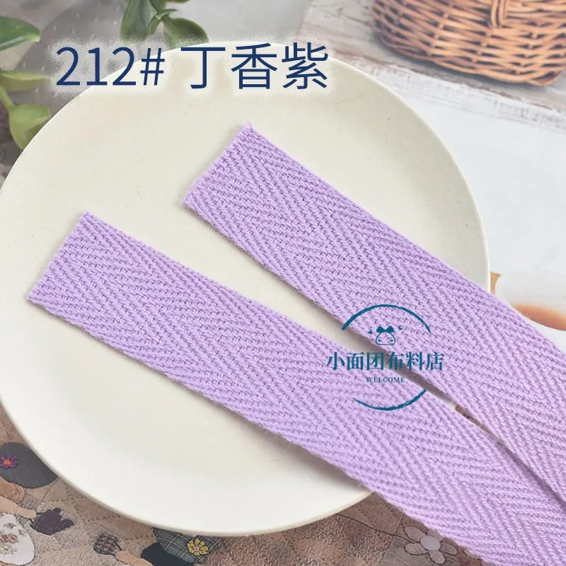 Cotton Edge Wrapping Strips, Herringbone Ribbons, Colorful, Candy-Colored, Perfect for DIY Handcrafted Projects, 500cm x 2cm