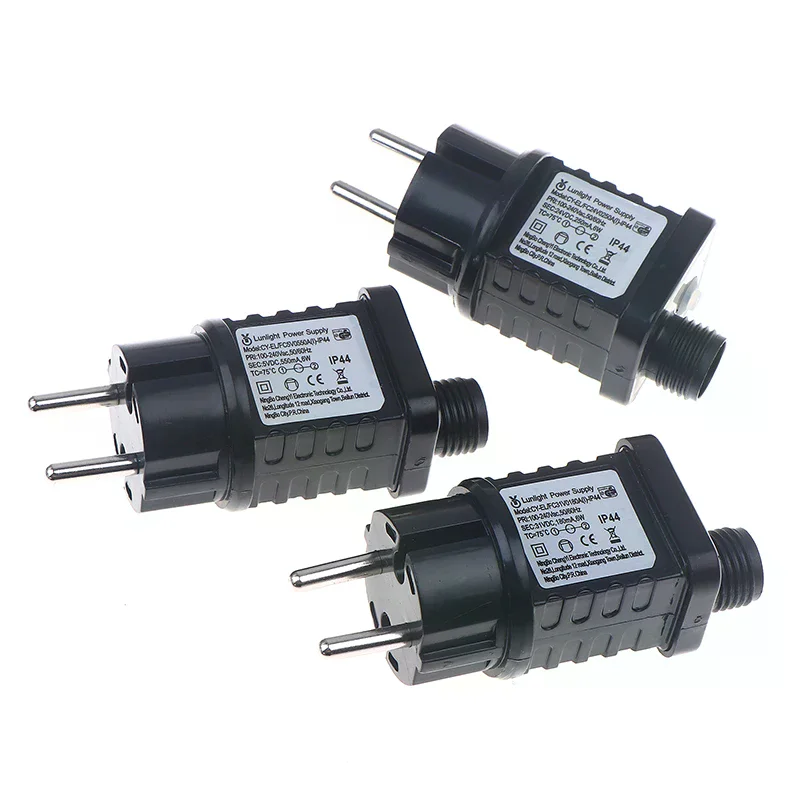 EU US UK Plug AC 220V 110V To 31VDC 6W 24V 5V Transformer Plug Power Supply IP44 8Modes LED Lamp Driver Switch Adapter