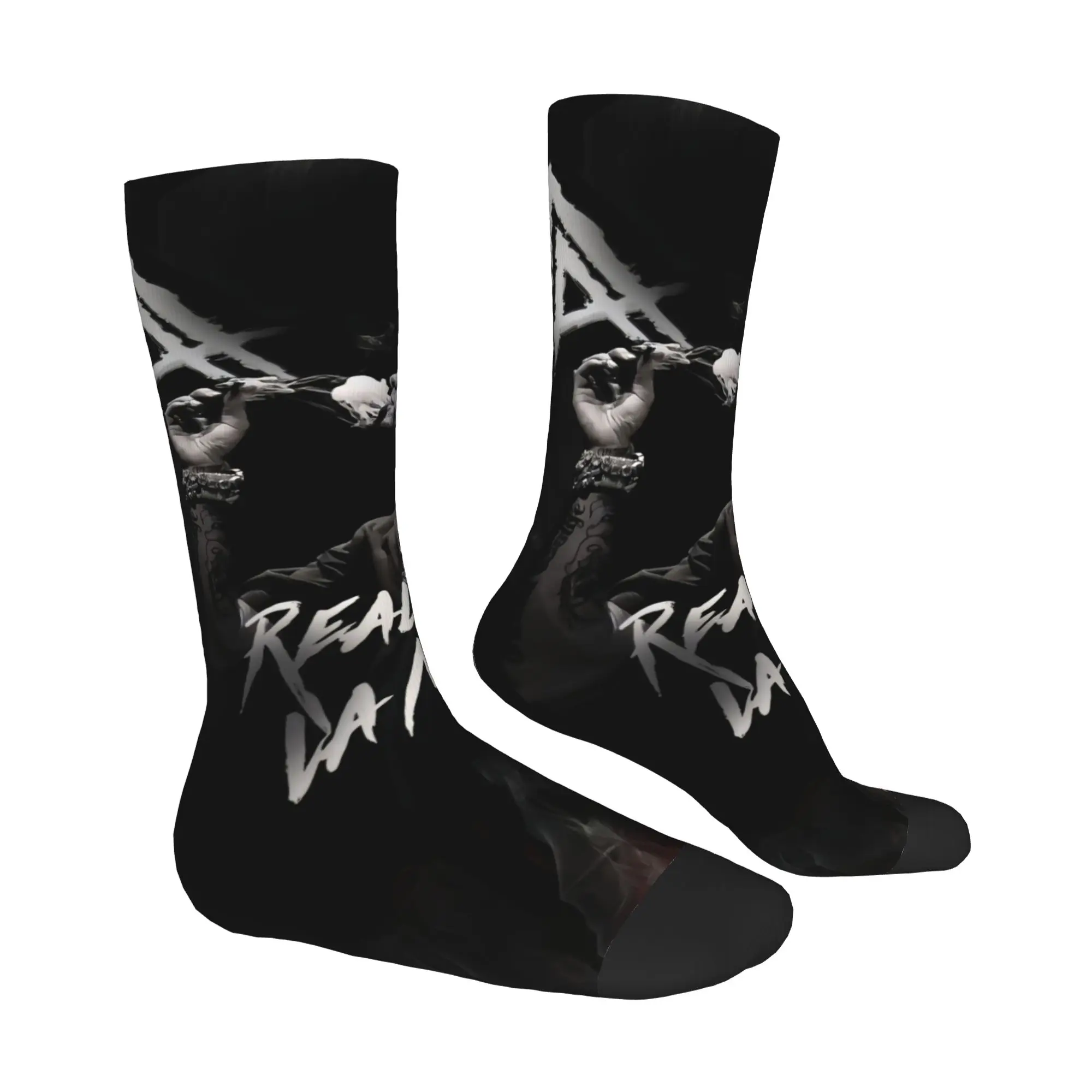 Fashion Print A-Anuel AA Puerto Rican Rapper And Singer MIRAME Socks for Women Men Stretch Summer Autumn Winter  Crew Socks