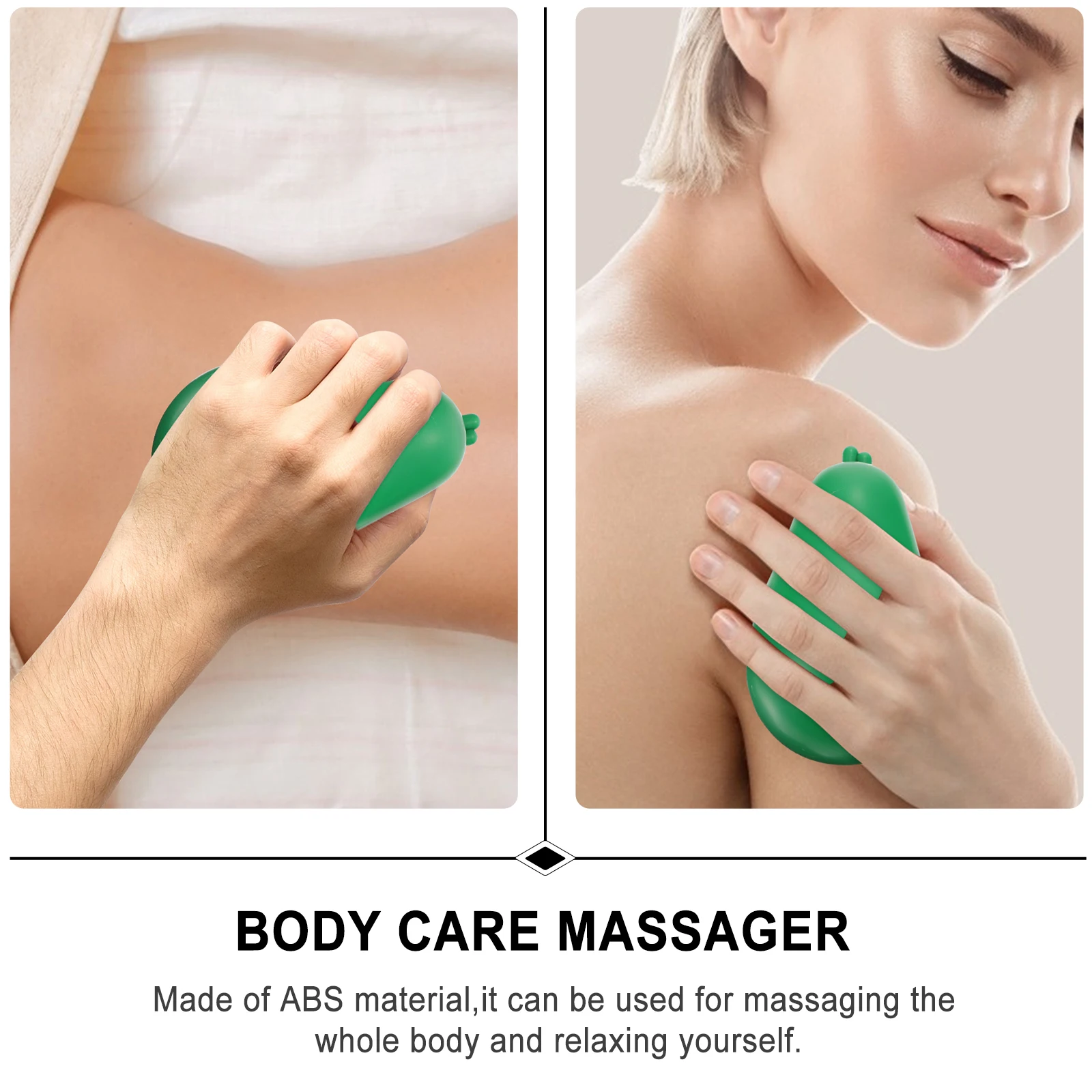 

Avocado Shaped Massage Tool Portable Body Massager Smooth Surface Design Perfect Size ABS Material Lightweight