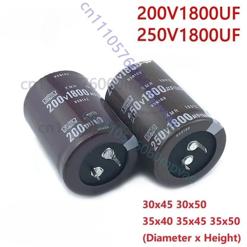 2 Condensadores PSU de Encaje Rápido NCC 1800uF 200V 1800uF 250V 200v1800uf 250V1800UF 30x45 30x50 35x40 35x45 35x50