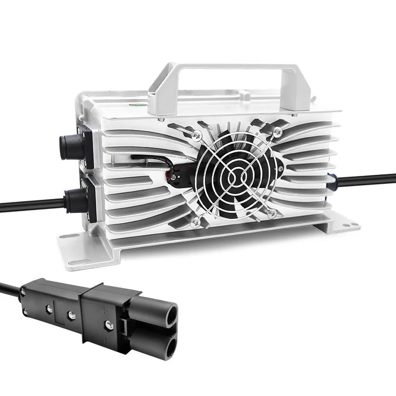 Lithium Battery Charger 48 Volt 25 Amp 2 Pin Plug #MAC-SCR48-17-17 for Yamaha G19 - G22 Golf Cart 1400 Watt