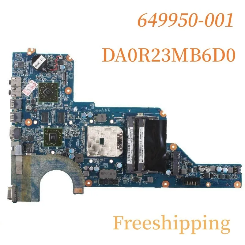 

649950-001 For HP Pavillion G4 G6 Motherboard DA0R23MB6D0 DDR3 Mainboard 100% Tested Fully Work