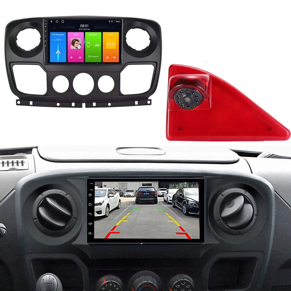 Android Car radio Carpaly GPS Navigation+HD reverse camera for Vauxhall Opel Movano B Kasten Kipper X62 Pritsche Fahrgestell