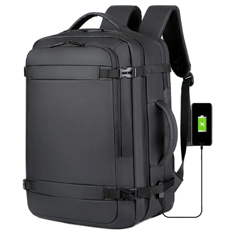 grande capacidade expansao multifuncional usb mochila para laptop impermeavel bolsa de ombro casual para negocios homens e mulheres 173 01