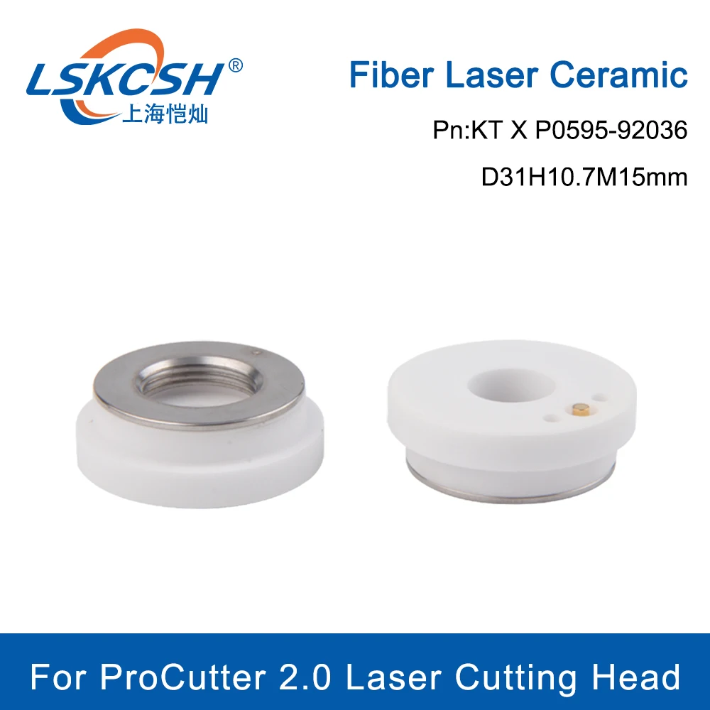 LSKCSH Fiber Laser Ceramic KTX KT X P0595-92036 D31 M15 Higher Power Nozzle Holder for ProCutter & ProCutter Zoom 2.0 Laser Head