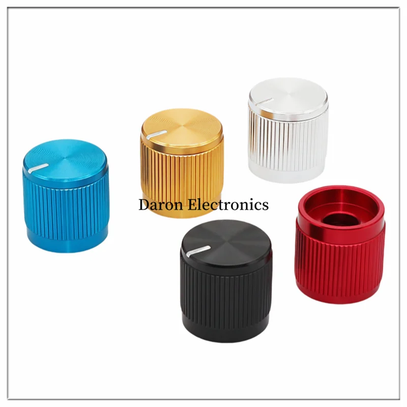 

Цветная ручка из алюминиевого сплава 15*15, ручка потенциометра, крышка регулировки вращения переключателя, круглое отверстие 6 мм