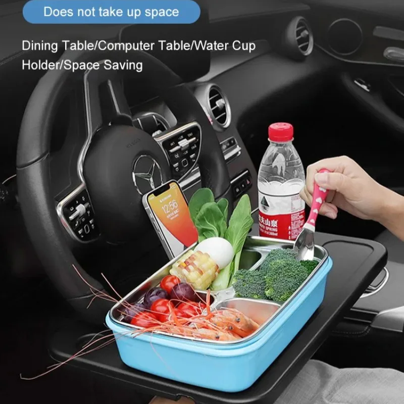 Car steering wheel dining table car interior supplies car dining plate drink holder multi-function writing desk car dining table