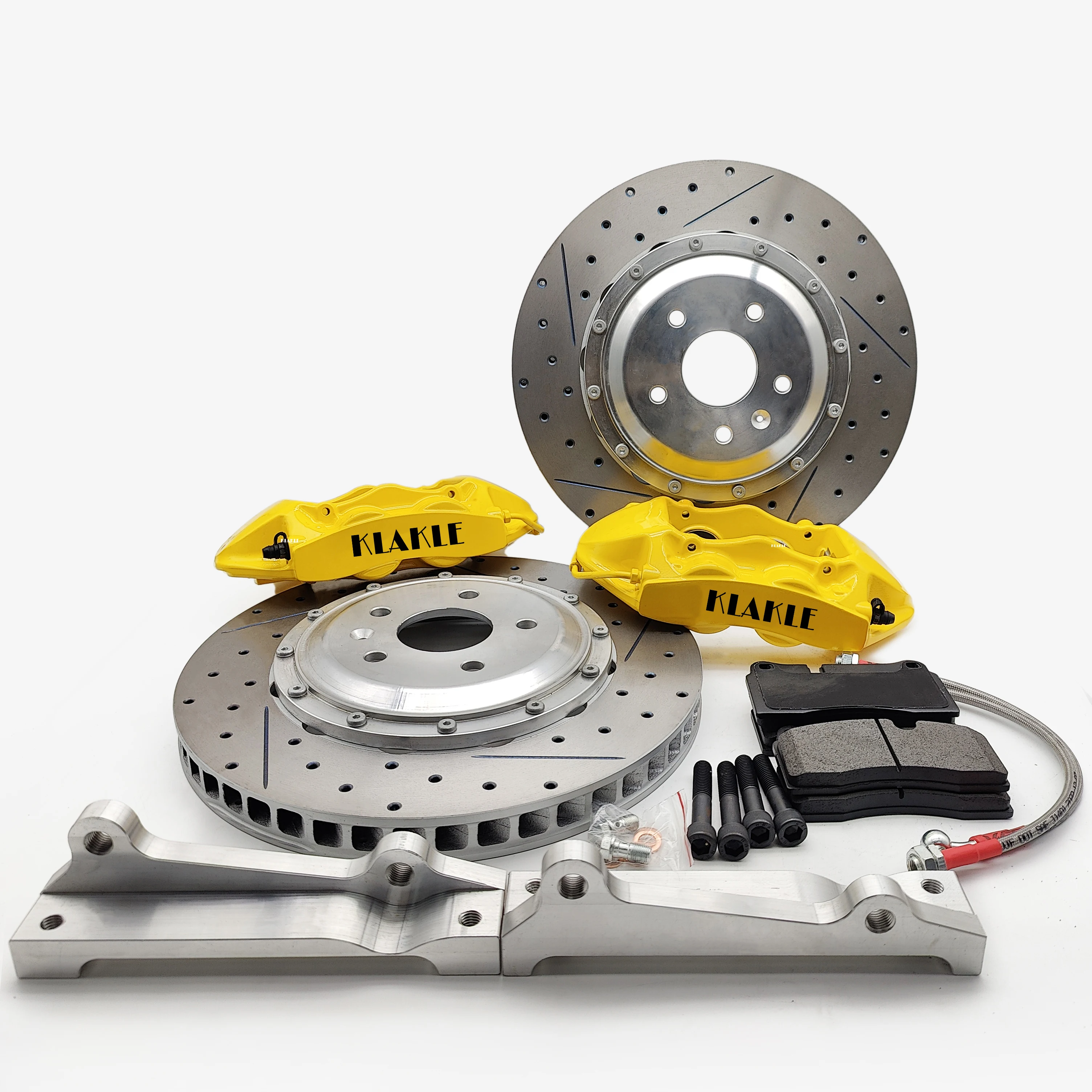 KLAKLE Forged Aluminum Big Brake Calipers GT4 Brake Rotor Disc for toyota corolla Gt Ae 86