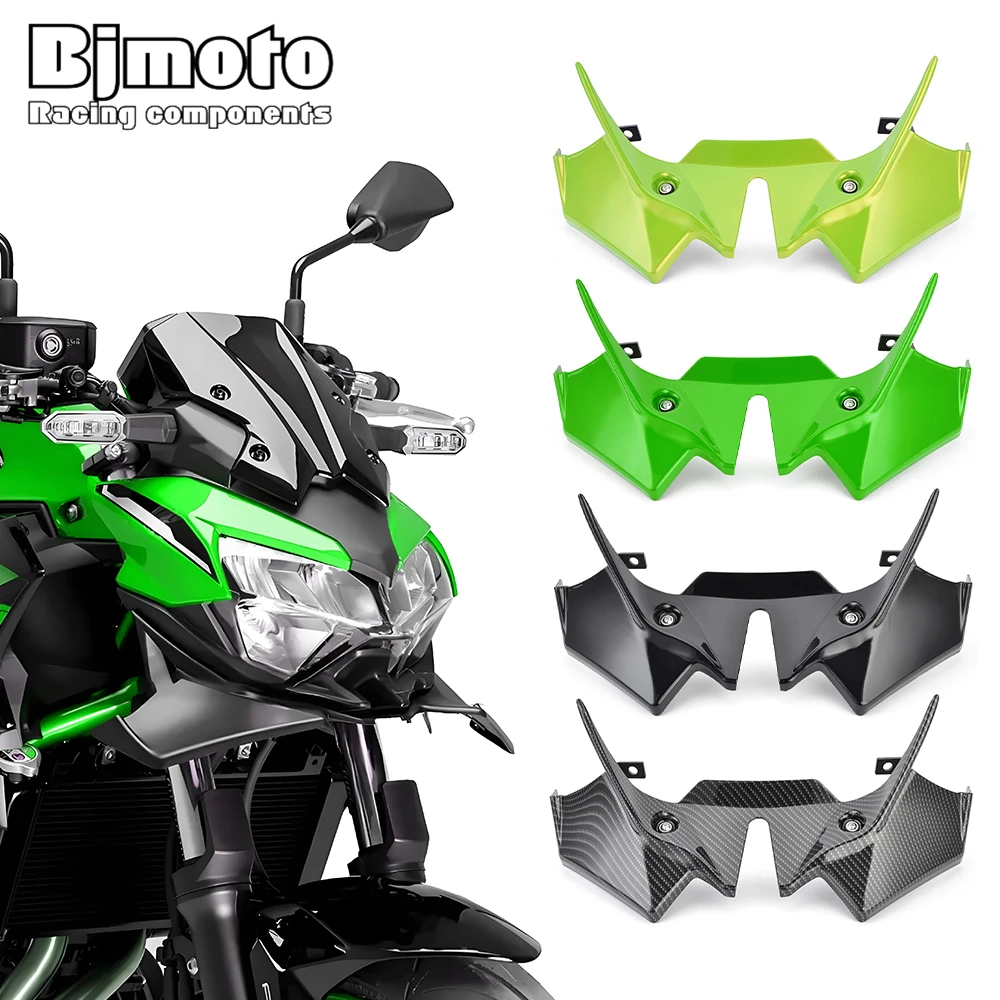 

Z 650 Motorcycle Fairing Winglets Fixed Wing Spoiler Cover Frontal Wing Deflector For Kawasaki Z650 2021 2022 2023 2024 2025