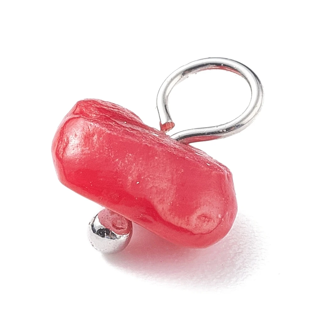 PandaHall 200 Stück natürliche, gefärbte Muschelanhänger mit Messingösen, gemischte Farben, 8~9x5~10x4,5~7 mm, Loch: 3,5 mm, für die Schmuckherstellung – Detail 13