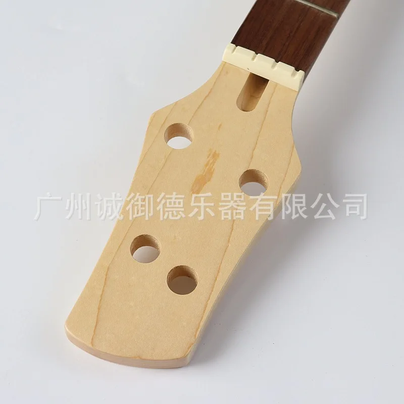 4-string Left-hand 24 Pin Canadian Maple Rosewood Fingerboard Matte Bass Handle Diy Bass Neck