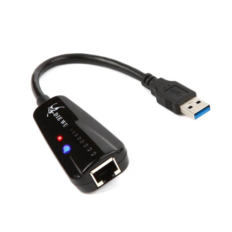 USB 100 гигабитная Ethernet Сетевая карта преобразователь Lan карты Plug and Play 10/1000 Мбит/с высокоскоростной plug and play RJ-45 LAN адаптер