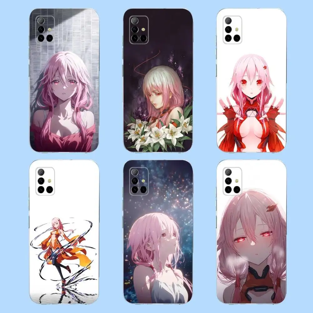 

Y-Yuzuriha Inori Anime Phone Case For Samsung S30,23,21,22,20 FE lite,S10,9,PIus Note20ultra Soft Transparent
