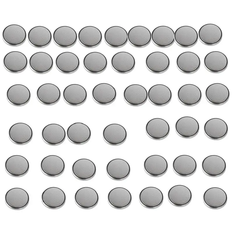 40pcs High Quality CR2032 Button Battery for Remote Control Candle Lights and Light Sticks 3V Lithium Manganese Coin Type 130mAh