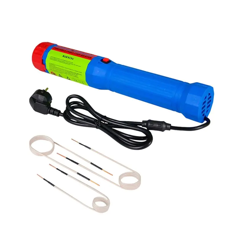 

For Automotive Service Induction Heater 1000W Portable Flameless Heating For Nuts Bolts Bearings With 3 Coils 220V EU Plug