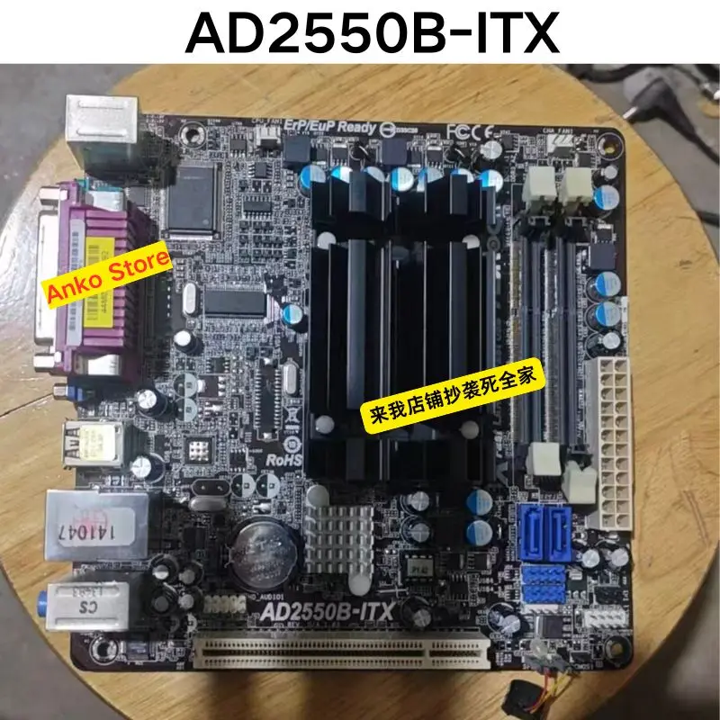 Second-hand test OK  AD2550B-ITX motherboard