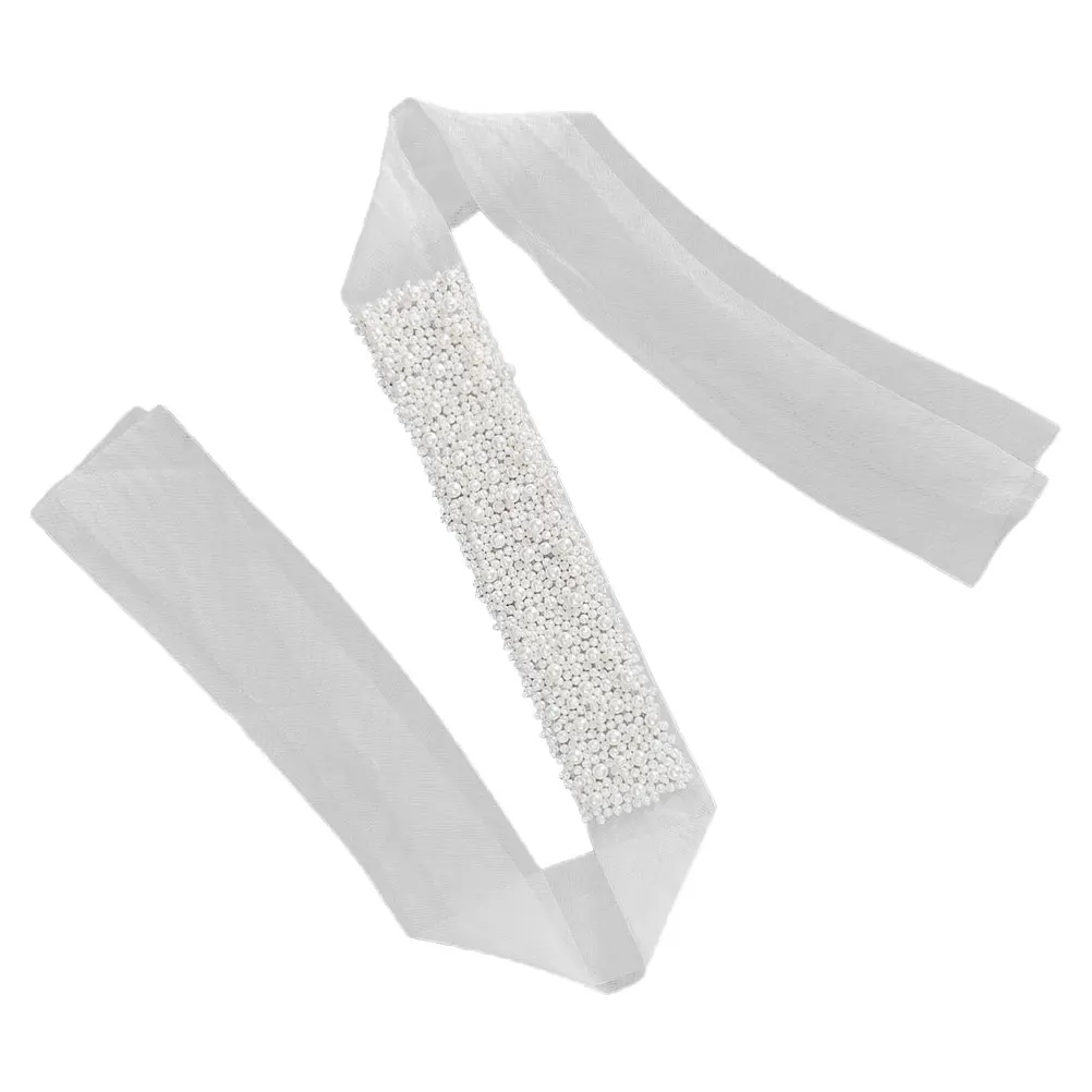 

Pearl Headband Headdress Bride Wedding Hair Accessories Women Girls White -J6809 Bridal Prom Fashion Vintage Pearl Bands