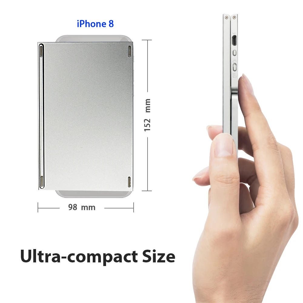 محمول قابل للطي مرن جيب مسطح بلوتوث لوحة مفاتيح صغيرة ماوس قابلة للطي لوحة مفاتيح تلفزيون لوحة مفاتيح لاسلكية لـ