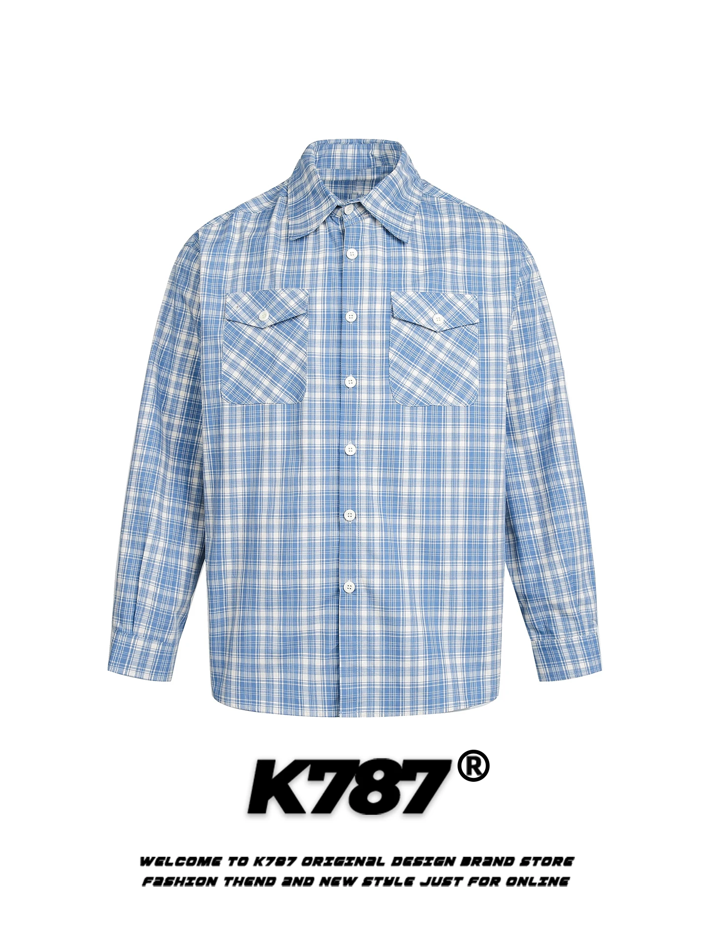 

Американская ретро-рубашка в клетку с цветными блоками, свободного кроя, с длинным рукавом, повседневная, весенняя, хлопковая, для молодежи и пар, свободный крой, молодежный стиль