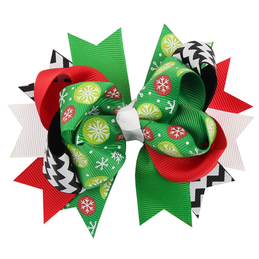 13 Pcs Xmas Barrettes Kids Hair Clips for Girls Hairpins Korean Version Christmas Bow